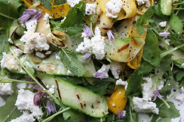 Courgette salad